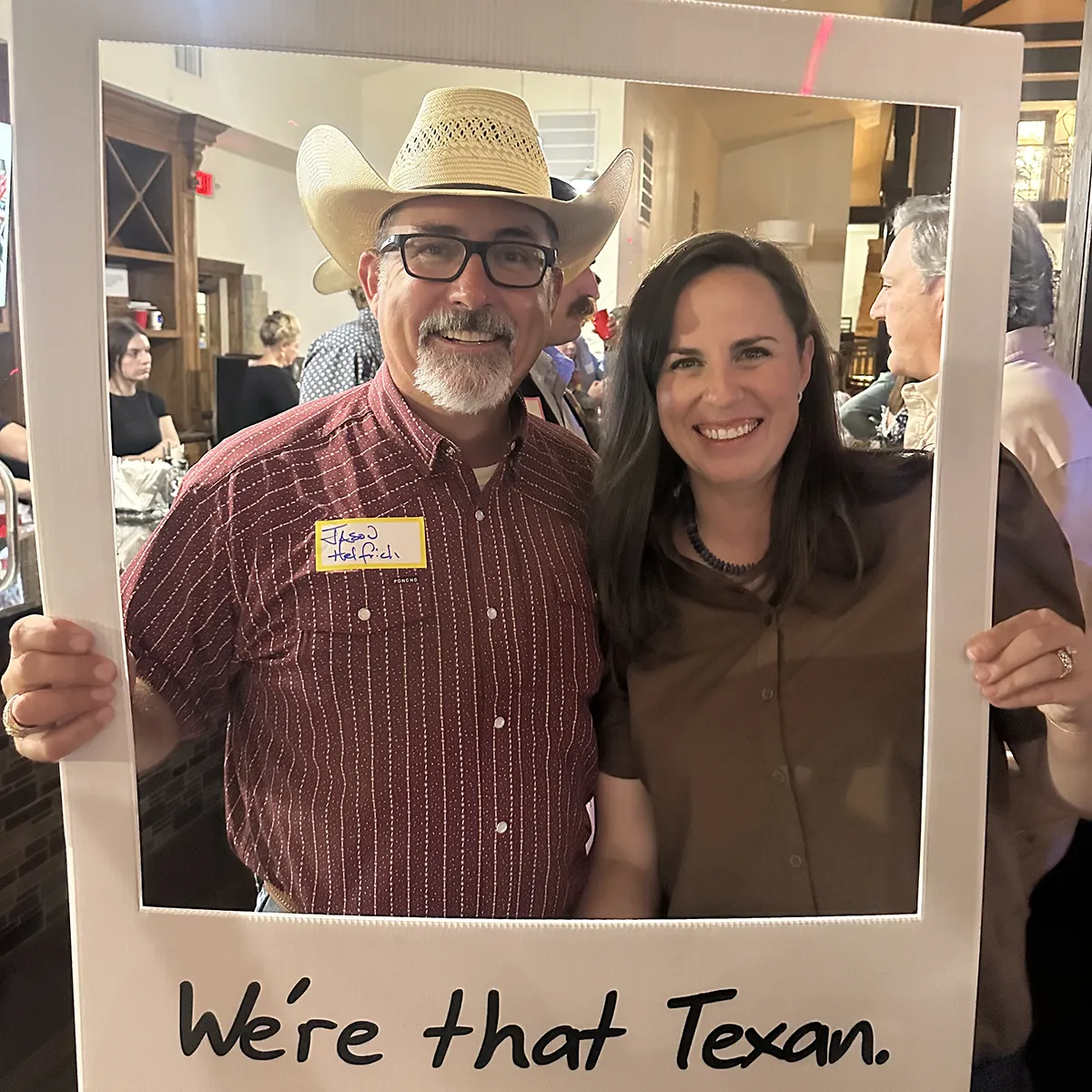 We're that Texan candid