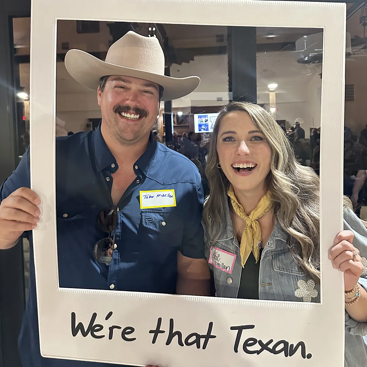 We're that Texan candid