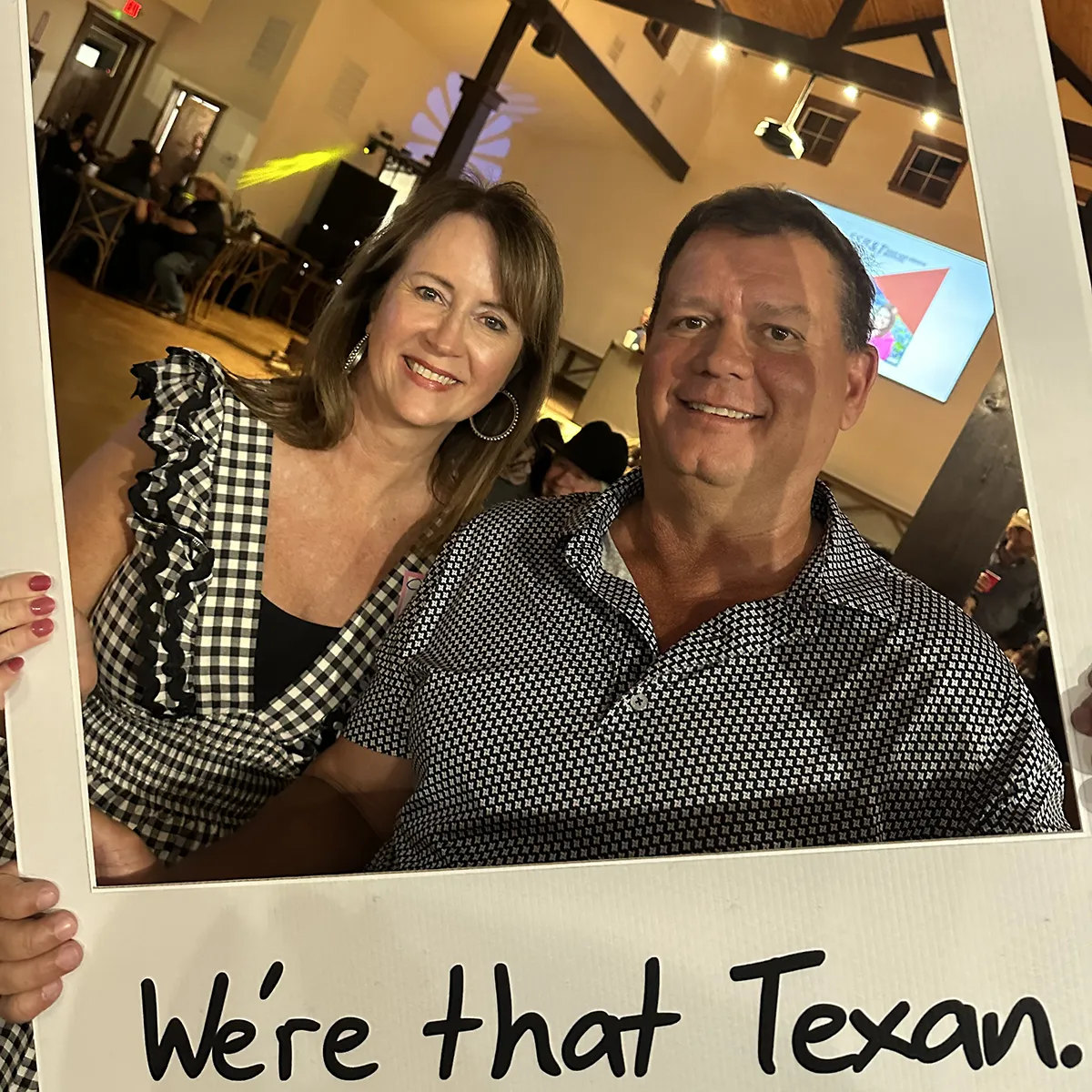 We're that Texan candid